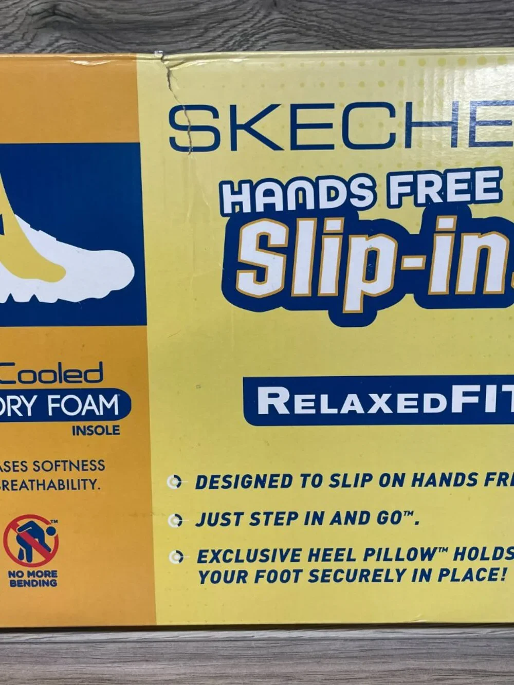 Skechers Mens Hands Free Slip Ins: Relaxed Fit, Memeory Foam: Dark Brown: Size 9